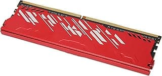 XUMIUZIY DDR4 2666MHz PC4-21300 Gaming RAM, Red Aluminum Desktop Memory Module for Computer Chassis Upgrade (16GB)